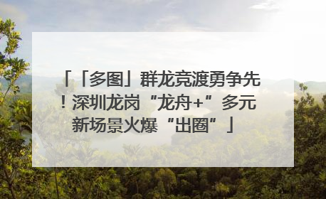 「多图」群龙竞渡勇争先！深圳龙岗“龙舟+”多元新场景火爆“出圈”