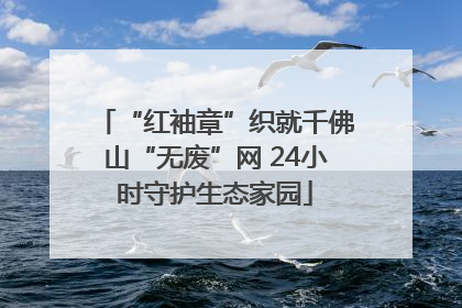 “红袖章”织就千佛山“无废”网 24小时守护生态家园