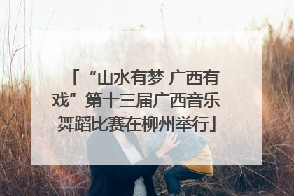 “山水有梦 广西有戏”第十三届广西音乐舞蹈比赛在柳州举行