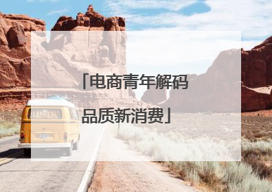 电商青年解码品质新消费