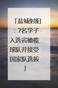 盐城射阳：7名学子入选省橄榄球队并接受国家队选拔