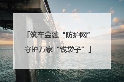 筑牢金融“防护网” 守护万家“钱袋子”