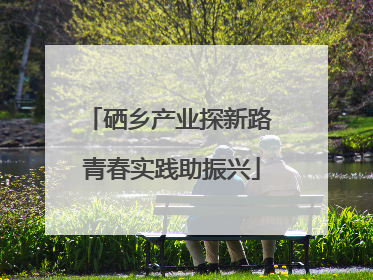 硒乡产业探新路 青春实践助振兴