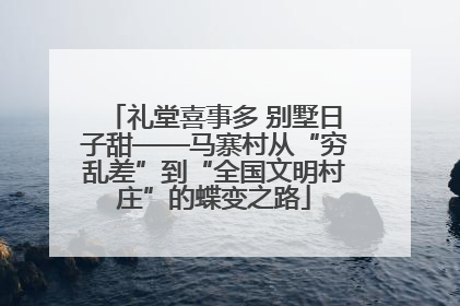 礼堂喜事多 别墅日子甜——马寨村从“穷乱差”到“全国文明村庄”的蝶变之路