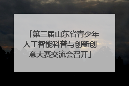 第三届山东省青少年人工智能科普与创新创意大赛交流会召开