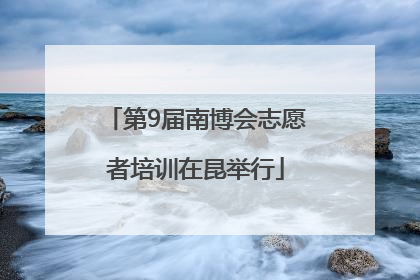 第9届南博会志愿者培训在昆举行