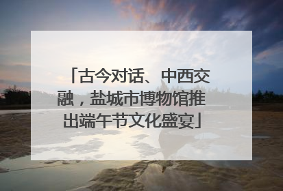 古今对话、中西交融，盐城市博物馆推出端午节文化盛宴