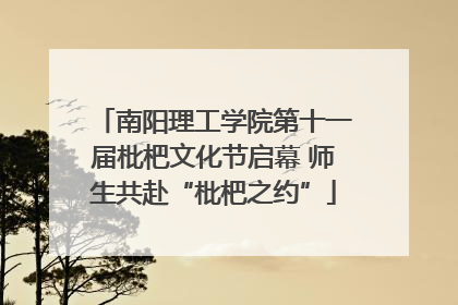 南阳理工学院第十一届枇杷文化节启幕 师生共赴“枇杷之约”