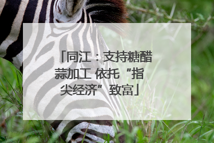 同江：支持糖醋蒜加工 依托“指尖经济”致富