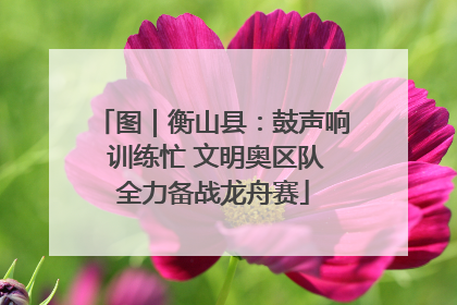 图｜衡山县：鼓声响 训练忙 文明奥区队全力备战龙舟赛