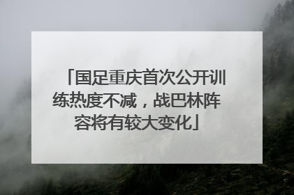国足重庆首次公开训练热度不减，战巴林阵容将有较大变化