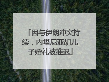 因与伊朗冲突持续，内塔尼亚胡儿子婚礼被推迟