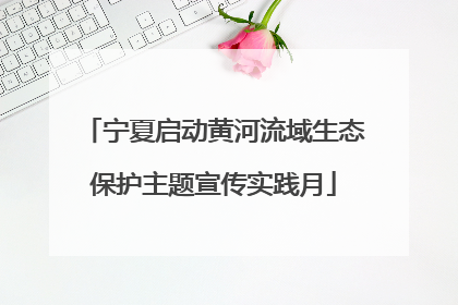 宁夏启动黄河流域生态保护主题宣传实践月