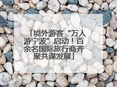境外游客“万人游宁波”启动！百余名国际旅行商齐聚共谋发展