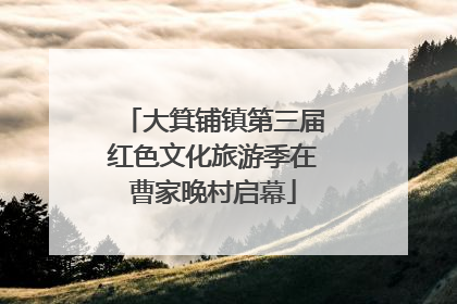 大箕铺镇第三届红色文化旅游季在曹家晚村启幕
