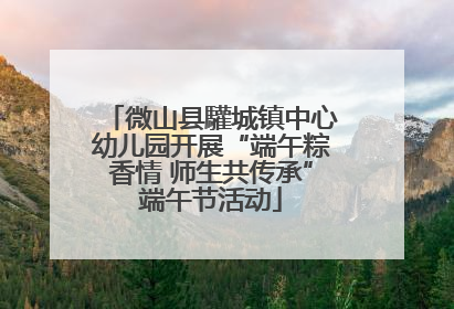 微山县驩城镇中心幼儿园开展“端午粽香情 师生共传承”端午节活动