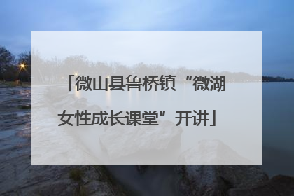 微山县鲁桥镇“微湖女性成长课堂”开讲