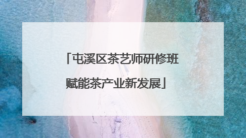 屯溪区茶艺师研修班赋能茶产业新发展