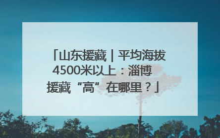 山东援藏｜平均海拔4500米以上：淄博援藏“高”在哪里？