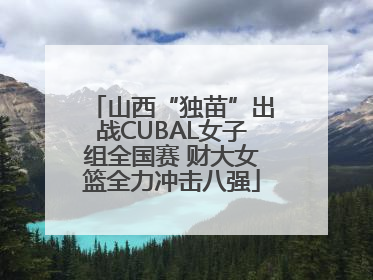 山西“独苗”出战CUBAL女子组全国赛 财大女篮全力冲击八强