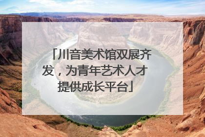 川音美术馆双展齐发，为青年艺术人才提供成长平台