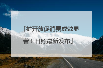 扩开放促消费成效显著！日照最新发布