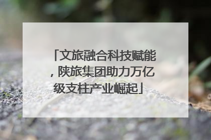 文旅融合科技赋能，陕旅集团助力万亿级支柱产业崛起