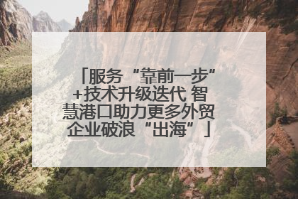 服务“靠前一步”+技术升级迭代 智慧港口助力更多外贸企业破浪“出海”