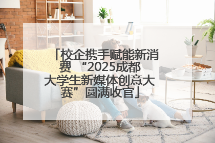校企携手赋能新消费 “2025成都大学生新媒体创意大赛”圆满收官