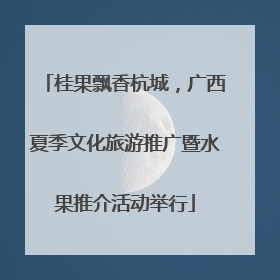 桂果飘香杭城，广西夏季文化旅游推广暨水果推介活动举行