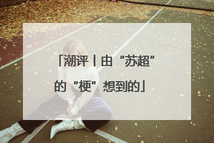 潮评丨由“苏超”的“梗”想到的