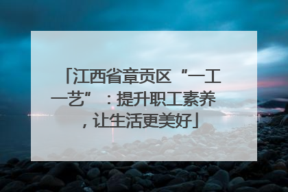 江西省章贡区“一工一艺”：提升职工素养，让生活更美好