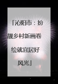沁阳市：扮靓乡村新画卷 绘就宜居好风光