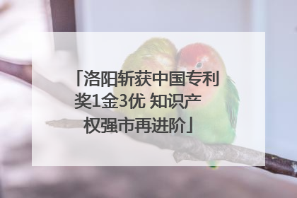 洛阳斩获中国专利奖1金3优 知识产权强市再进阶