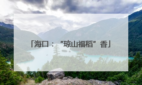 海口：“琼山福稻”香
