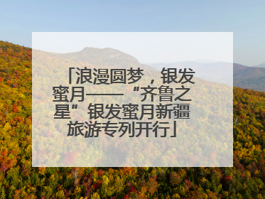 浪漫圆梦，银发蜜月——“齐鲁之星”银发蜜月新疆旅游专列开行