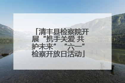 清丰县检察院开展“携手关爱 共护未来”“六一”检察开放日活动