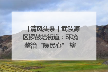 清风头条｜武陵源区锣鼓塔街道：环境整治“暖民心” 辖区面貌“靓”起来