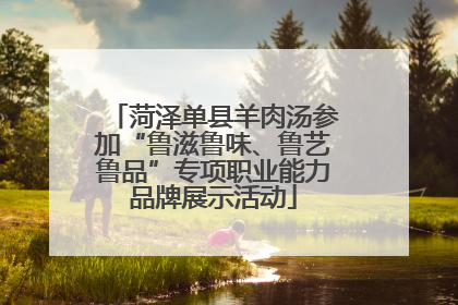 菏泽单县羊肉汤参加“鲁滋鲁味、鲁艺鲁品”专项职业能力品牌展示活动