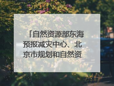 自然资源部东海预报减灾中心、北京市规划和自然资源委员会、广东省林业系统等正在招聘｜招聘信息