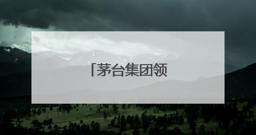 茅台集团领导层调整
