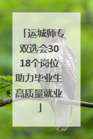 运城师专双选会3018个岗位助力毕业生高质量就业