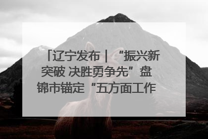 辽宁发布｜“振兴新突破 决胜勇争先”盘锦市锚定“五方面工作”力争全年地区生产总值增长5.5%左右
