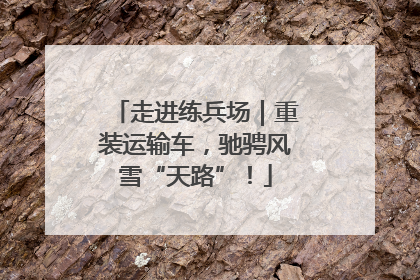 走进练兵场｜重装运输车，驰骋风雪“天路”！