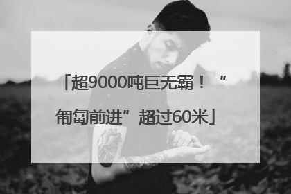 超9000吨巨无霸！“匍匐前进”超过60米
