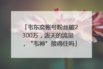 韦东奕账号粉丝破2300万，泼天的流量，“韦神”接得住吗