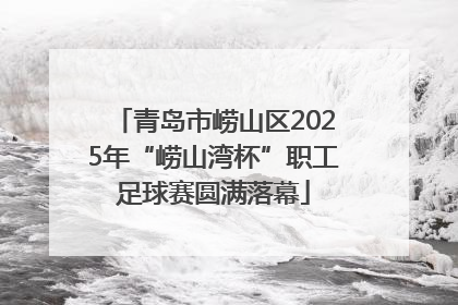 青岛市崂山区2025年“崂山湾杯”职工足球赛圆满落幕