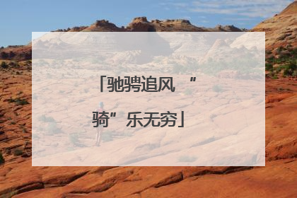 驰骋追风 “骑”乐无穷