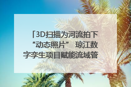 3D扫描为河流拍下“动态照片” 琼江数字孪生项目赋能流域管理｜新闻发布最前线