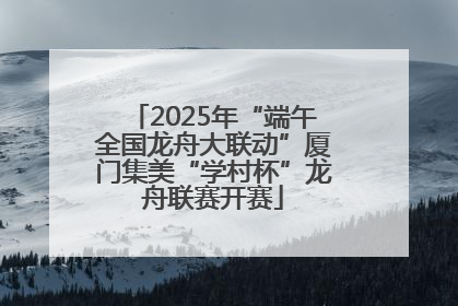 2025年“端午全国龙舟大联动”厦门集美“学村杯”龙舟联赛开赛
